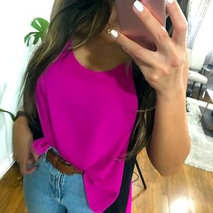 Pink tank top